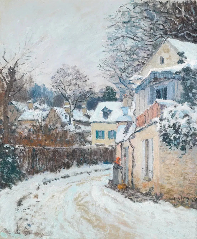 Prinzessinnenstraße, Winter - Alfred Sisley