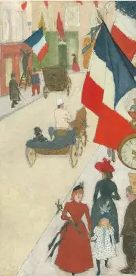 Rue de Parme in Paris, der 14. Juli - Pierre Bonnard
