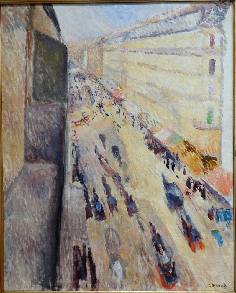 Rue de Rivoli - Edvard Munch