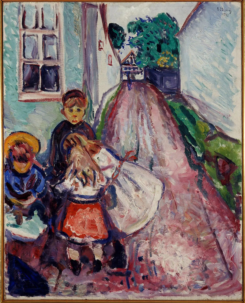 Warnemünde Straße - Edvard Munch