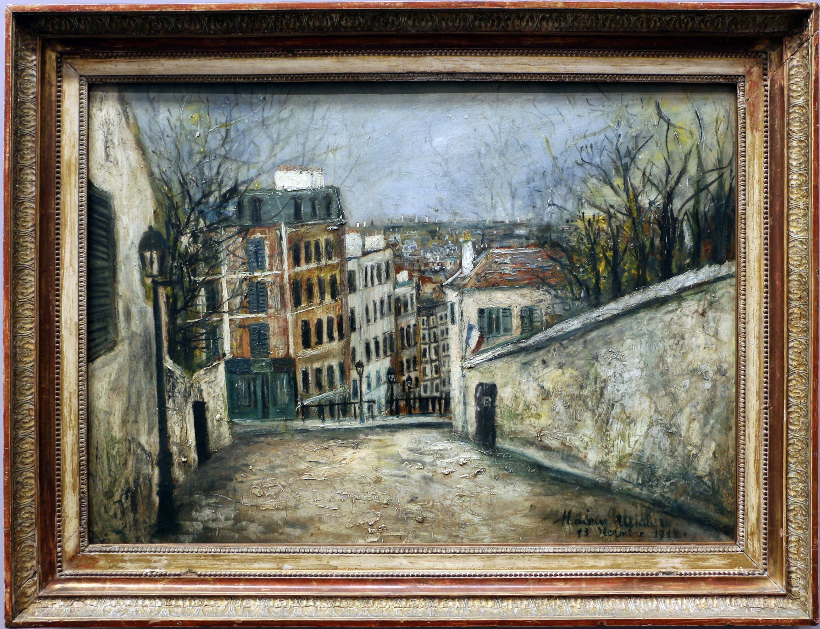 Rue du Mont-Cenis - Maurice Utrillo image 1 reproduction artisanale de tableau
