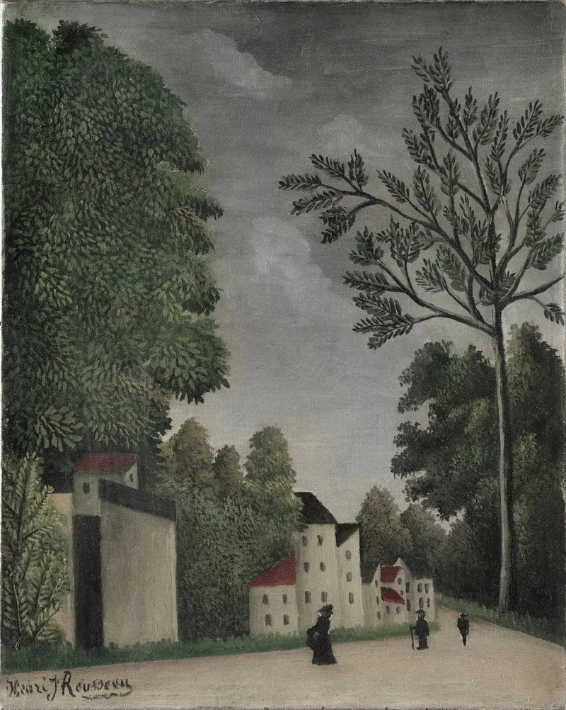 Dorfstraße - Henri Rousseau