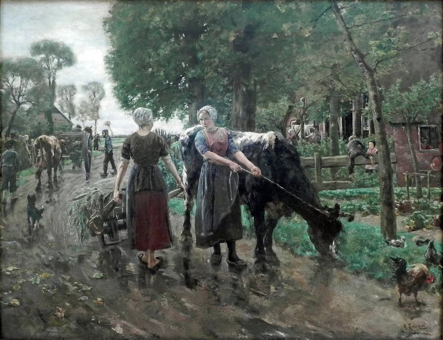 Holländische Dorfstraße - Max Liebermann