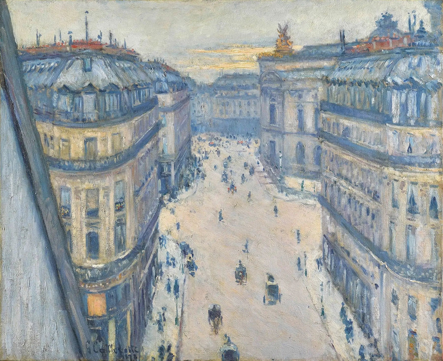 Rue Halévy, Blick vom sechsten Stock - Gustave Caillebotte