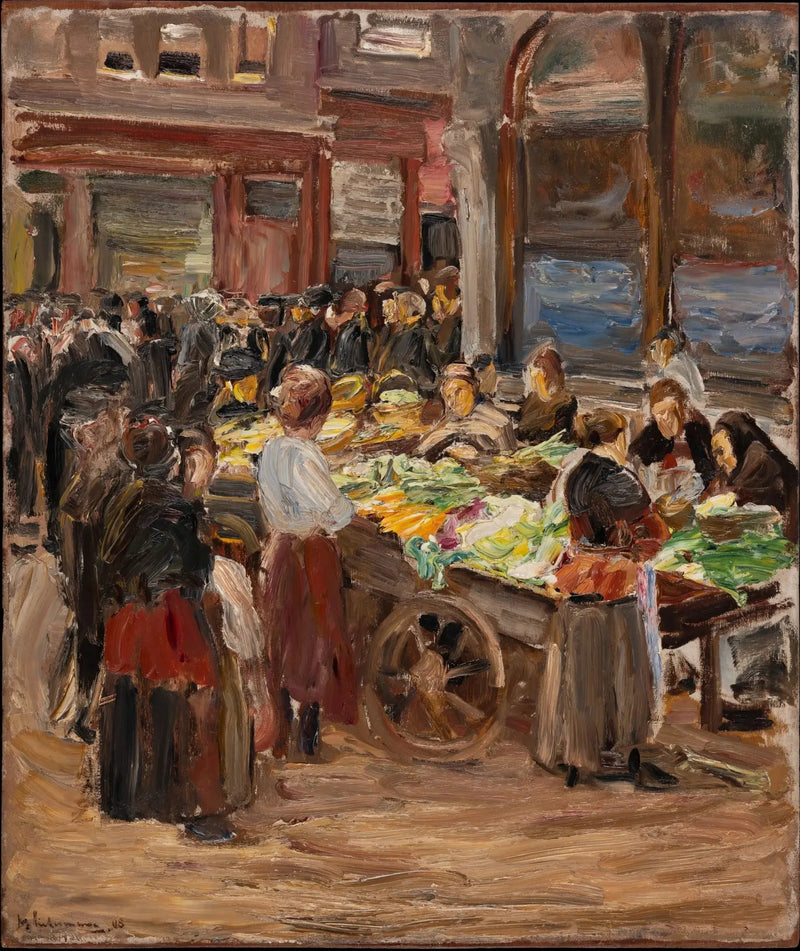 Jüdische Straße in Amsterdam - Max Liebermann