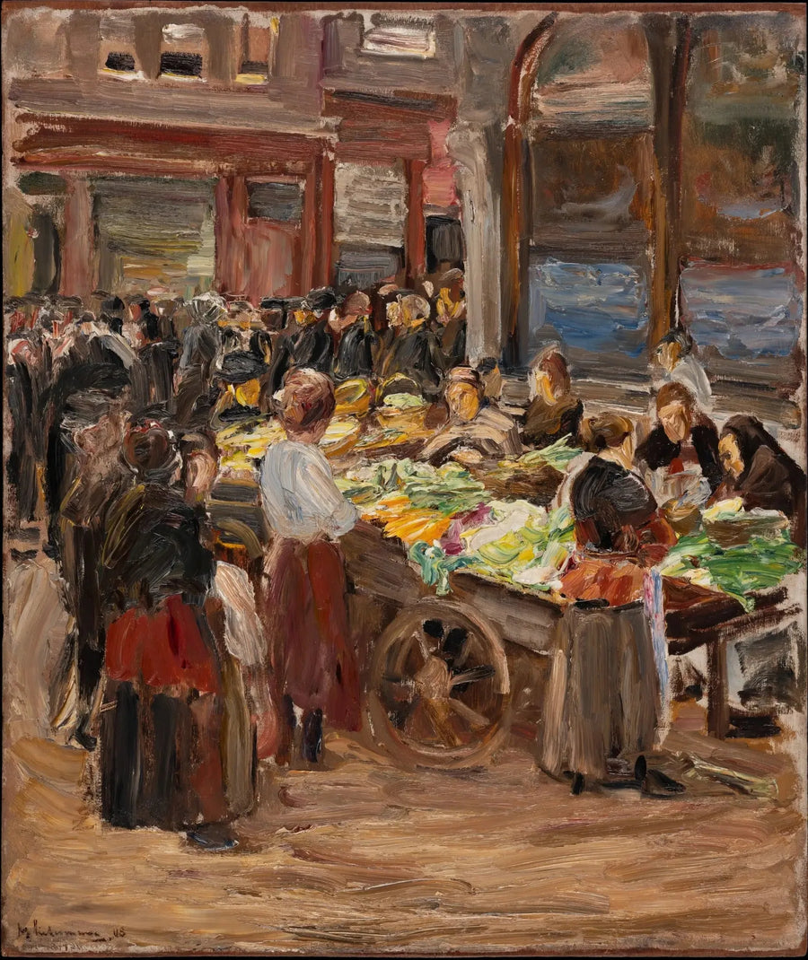Jüdische Straße in Amsterdam - Max Liebermann