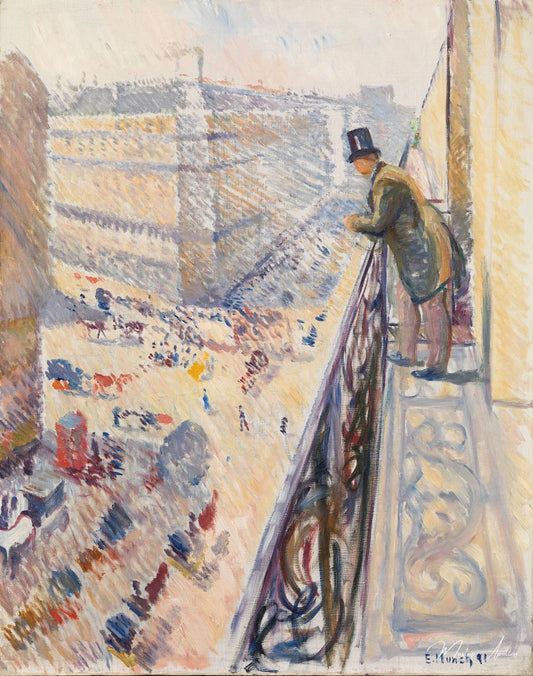 Rue Lafayette - Edvard Munch - Reproductions de tableaux et peintures haut de gamme