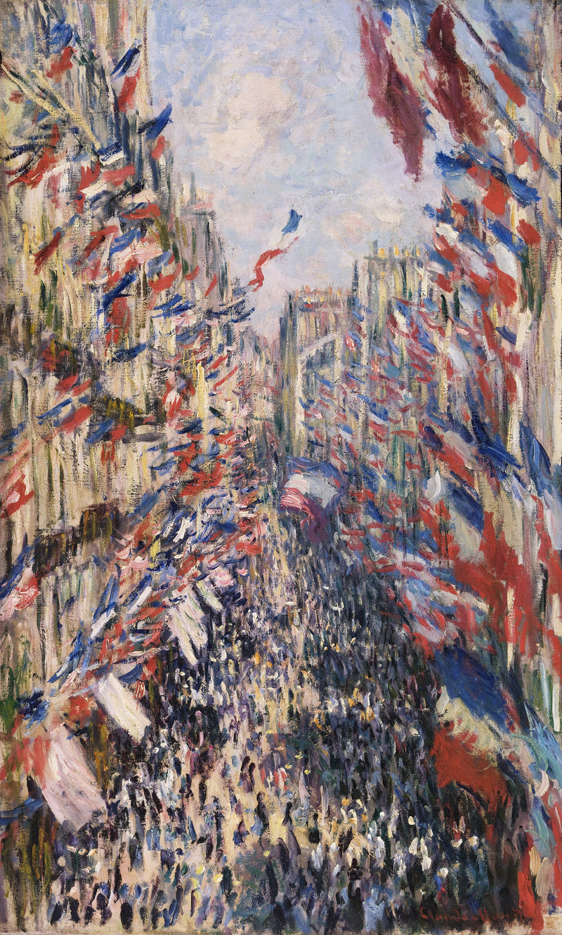 Rue Montorgueil, Feier vom 30. Juni 1878 W469 - Claude Monet