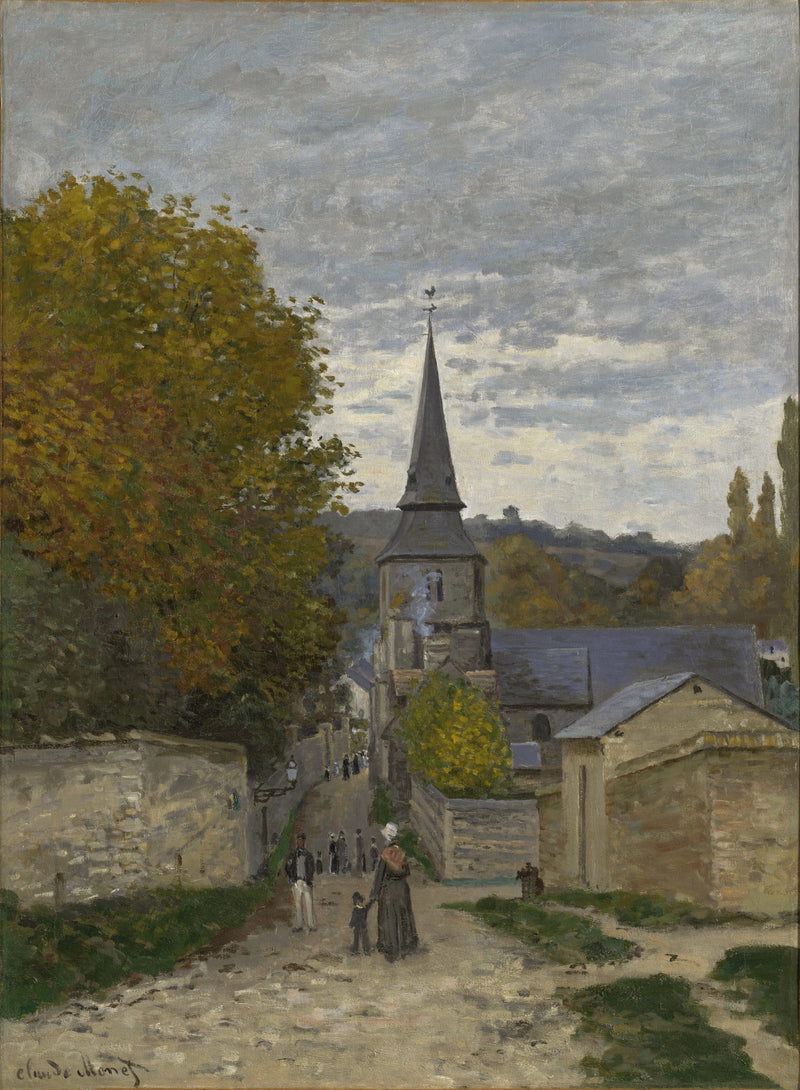 Straße in Sainte-Adresse W98 - Claude Monet