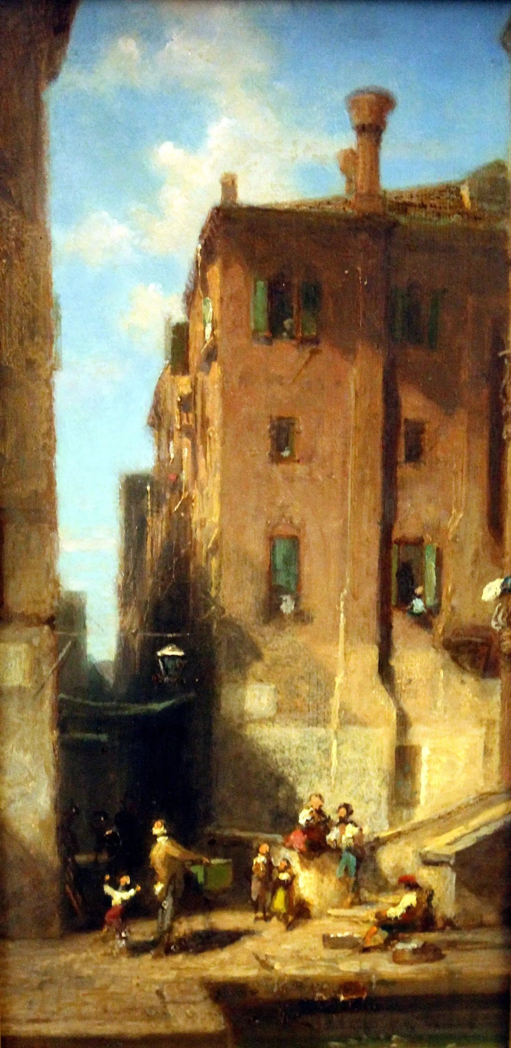Rue Vénitienne - Carl Spitzweg image 1 tableau peint à l’huile sur toile