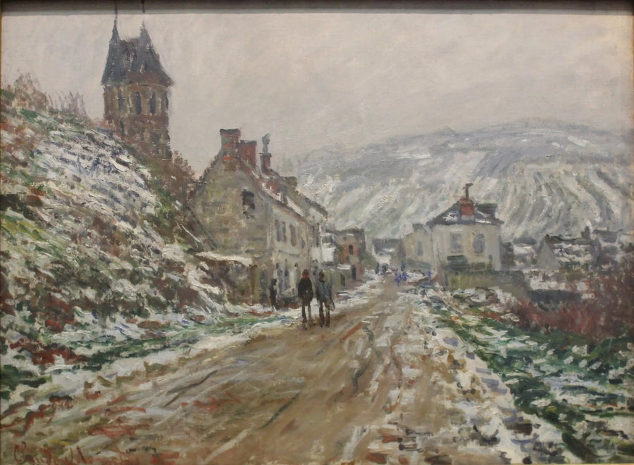 Dorfstraße, Vétheuil. - Claude Monet