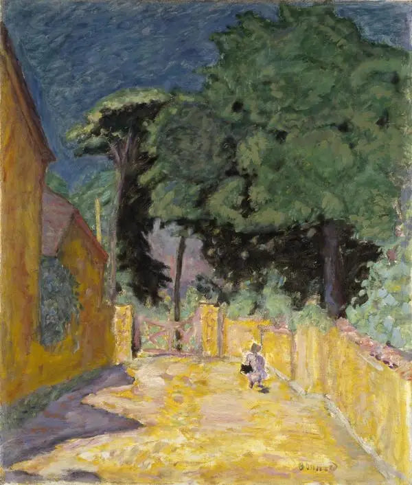 Gasse in Vernonnet [Gasse in Vernonnet] - Pierre Bonnard