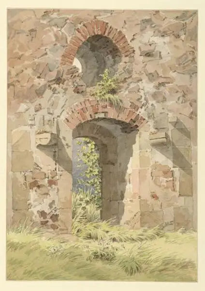 Ruine des Heiligen Kreuzes, Meißen - Caspar David Friedrich