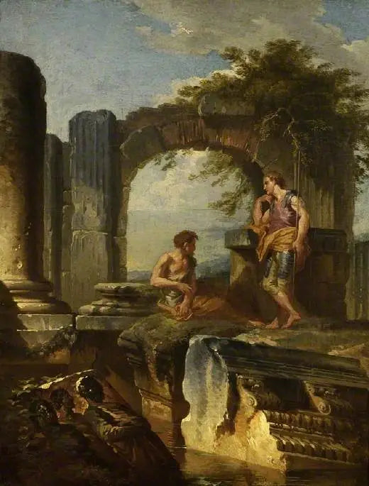 Ruinen mit Figuren - Giovanni Paolo Panini
