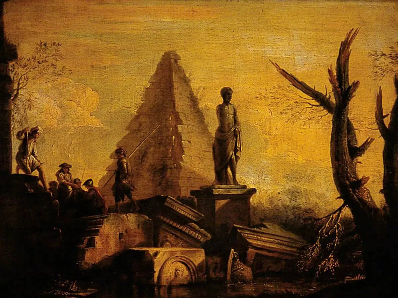 Ruinen mit dem Grab von Cestius - Giovanni Paolo Panini