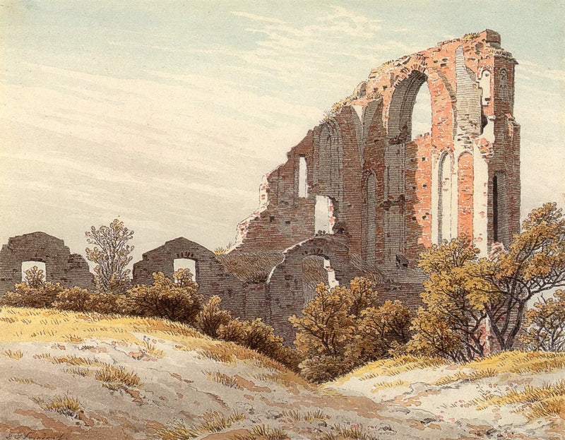 Ruinen der Abtei Eldena - Caspar David Friedrich