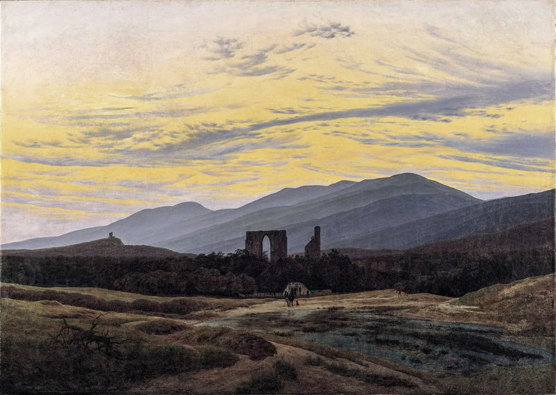 Ruinen des Klosters Eldena im Riesengebirge - Caspar David Friedrich