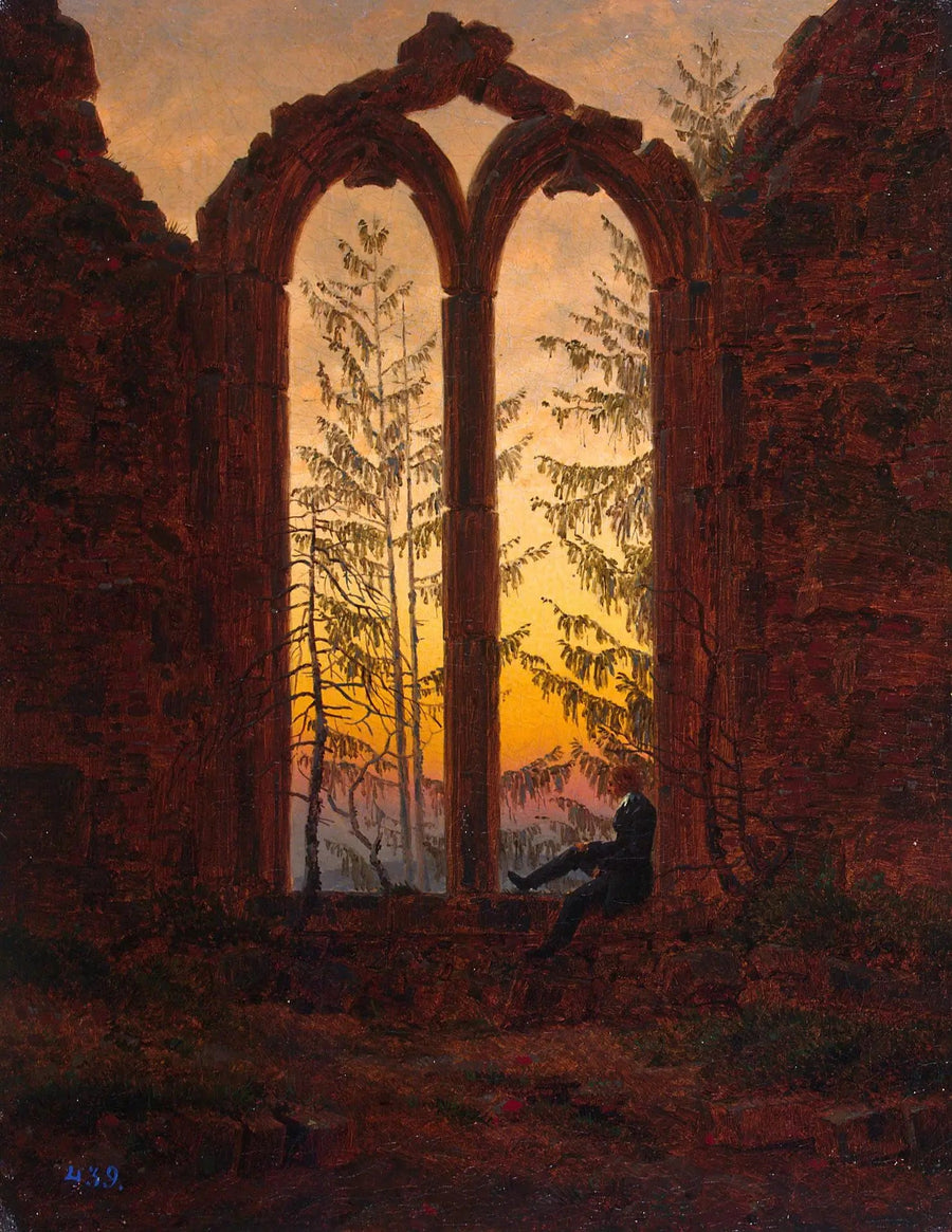 Ruinen des Klosters Oybin - Caspar David Friedrich