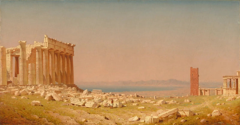 Ruinen des Parthenon - Sanford Robinson Gifford