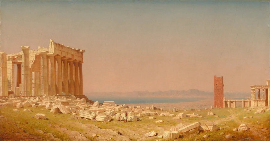 Ruinen des Parthenon - Sanford Robinson Gifford