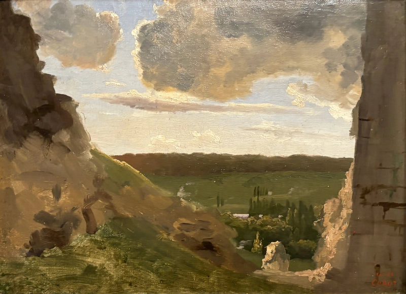 Mittelalterliche Ruinen - Jean-Baptiste Camille Corot