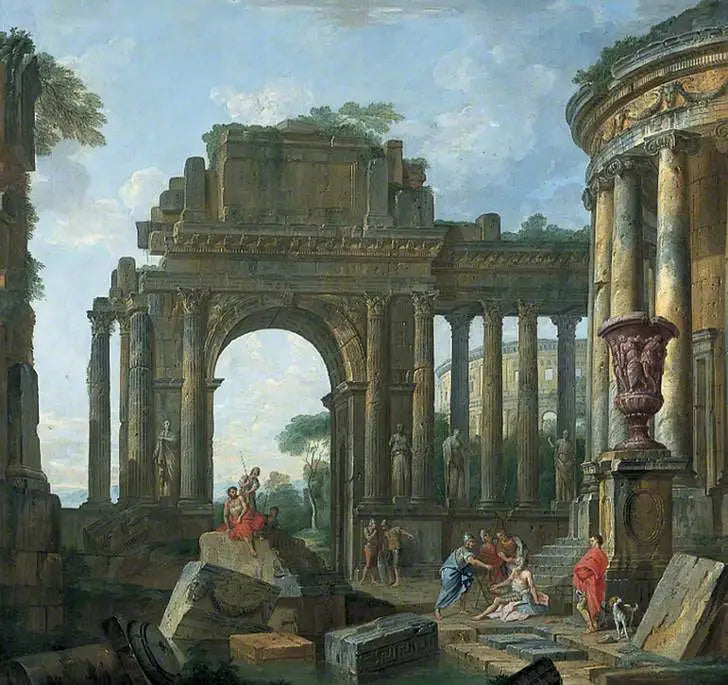 Römische Ruinen - Giovanni Paolo Panini