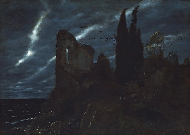 Ruinen an der Küste - Arnold Böcklin