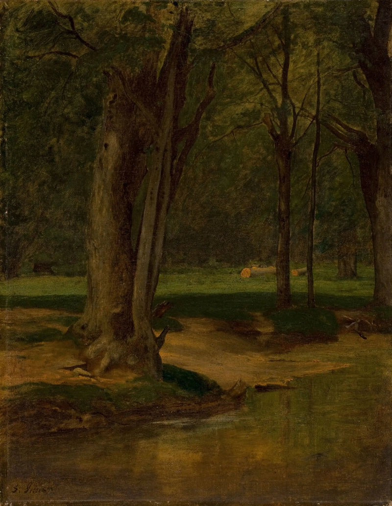 Bach mit Forellen, North Conway - George Inness
