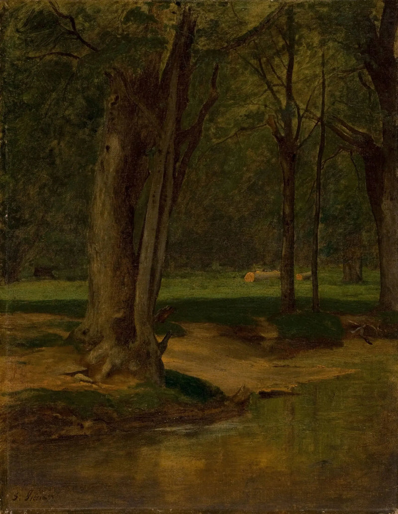 Bach mit Forellen, North Conway - George Inness