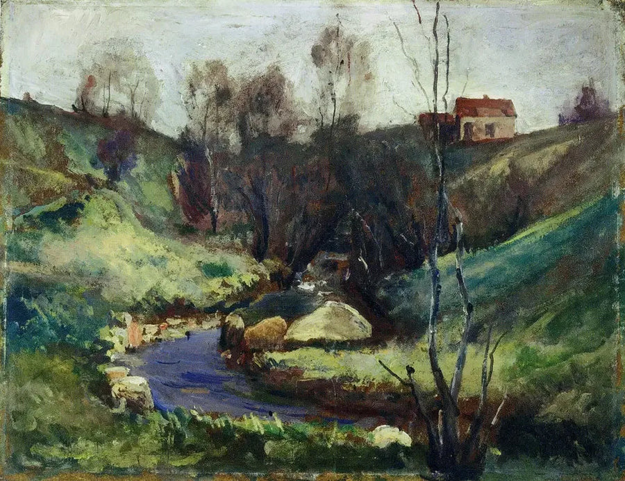 Bach im Frühling - Edvard Munch