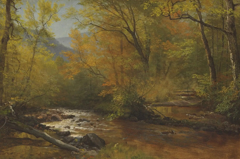 Bach im Wald - Albert Bierstadt