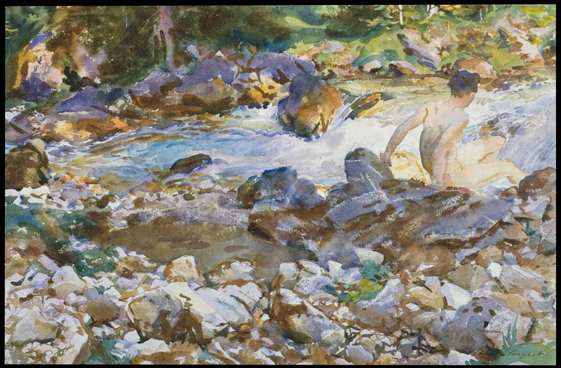Gebirgsbach - John Singer Sargent