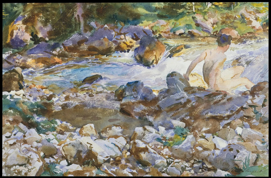 Gebirgsbach - John Singer Sargent