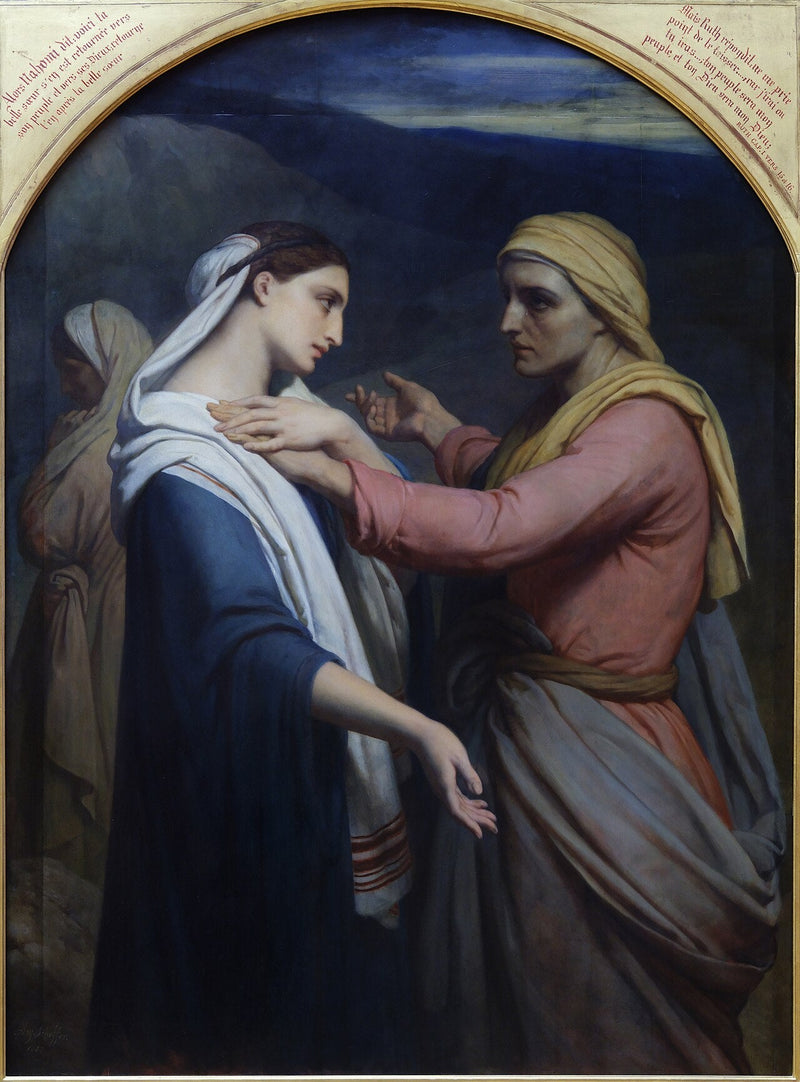Ruth und Noémi, 1855 - Ary Scheffer