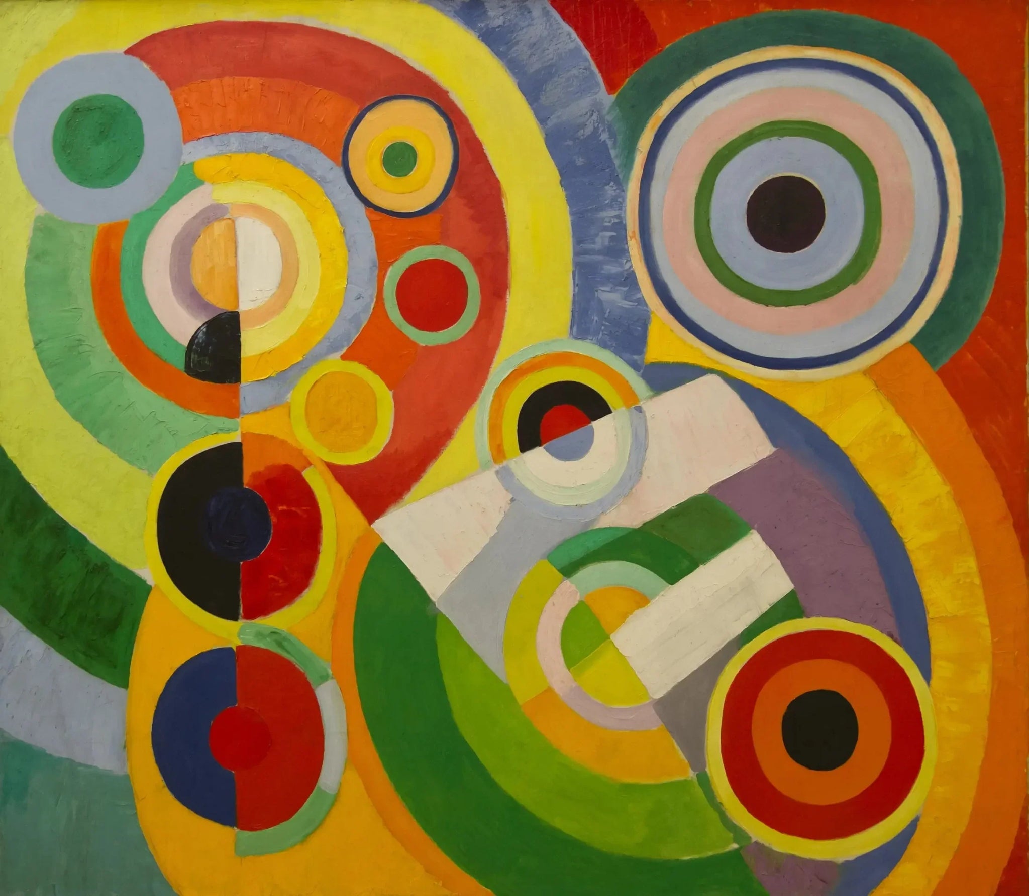 Rythme, joie de vivre - Robert Delaunay image 1 tableau peint à l’huile sur toile
