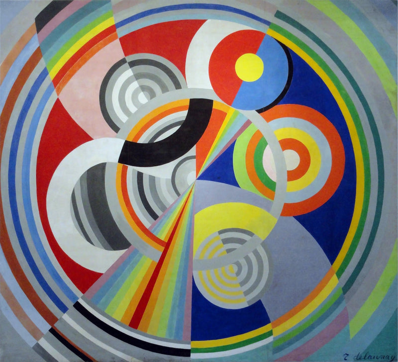 Rhythmus Nr. 1, Dekoration für den Salon des Tuileries - Robert Delaunay