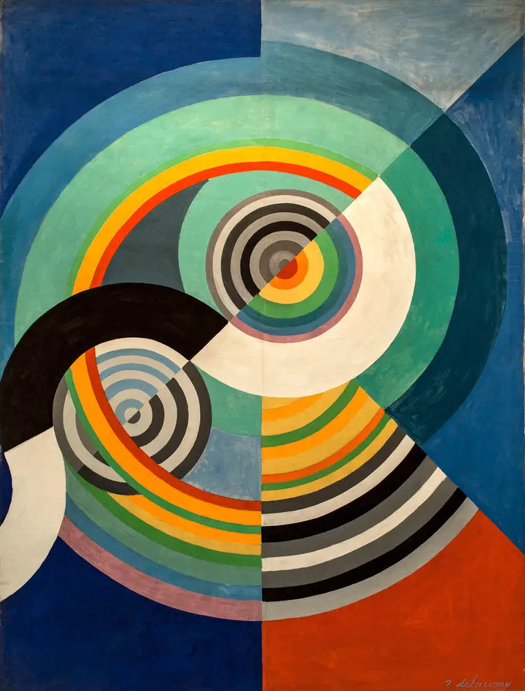 Rhythmus Nr. 3, Dekoration für das Salon der Tuilerien - Robert Delaunay