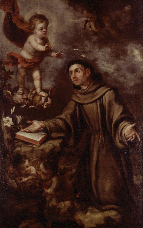 S. Antonius de Padoue und das JesuskindSan Antonio de Padua y el Niño Jesús - Juan de Valdés Leal