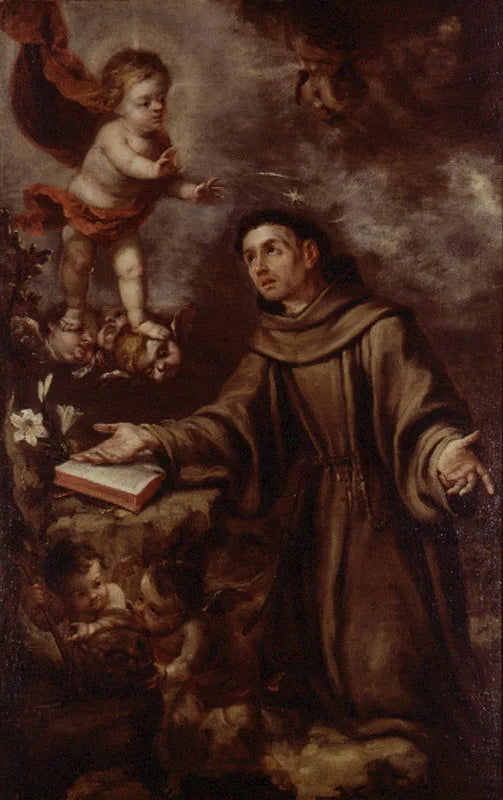 S. Antonius de Padoue und das JesuskindSan Antonio de Padua y el Niño Jesús - Juan de Valdés Leal