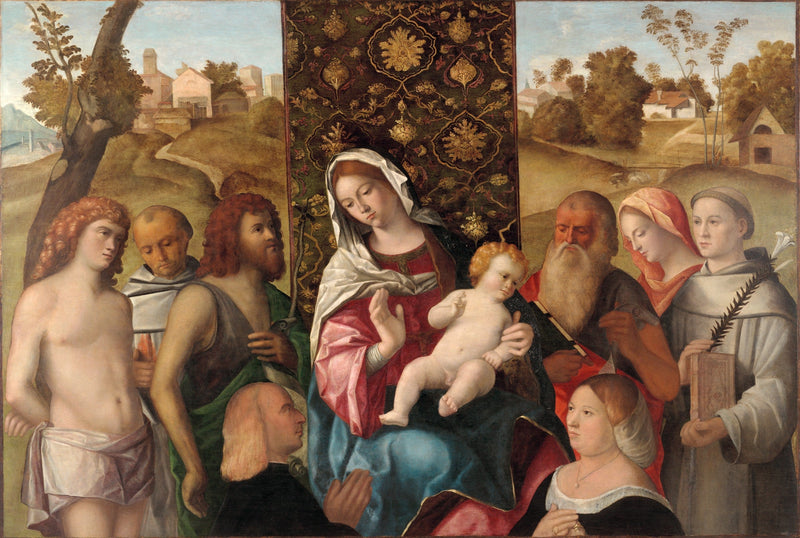 Heilige Unterredung mit den Spendern - Cima da Conegliano