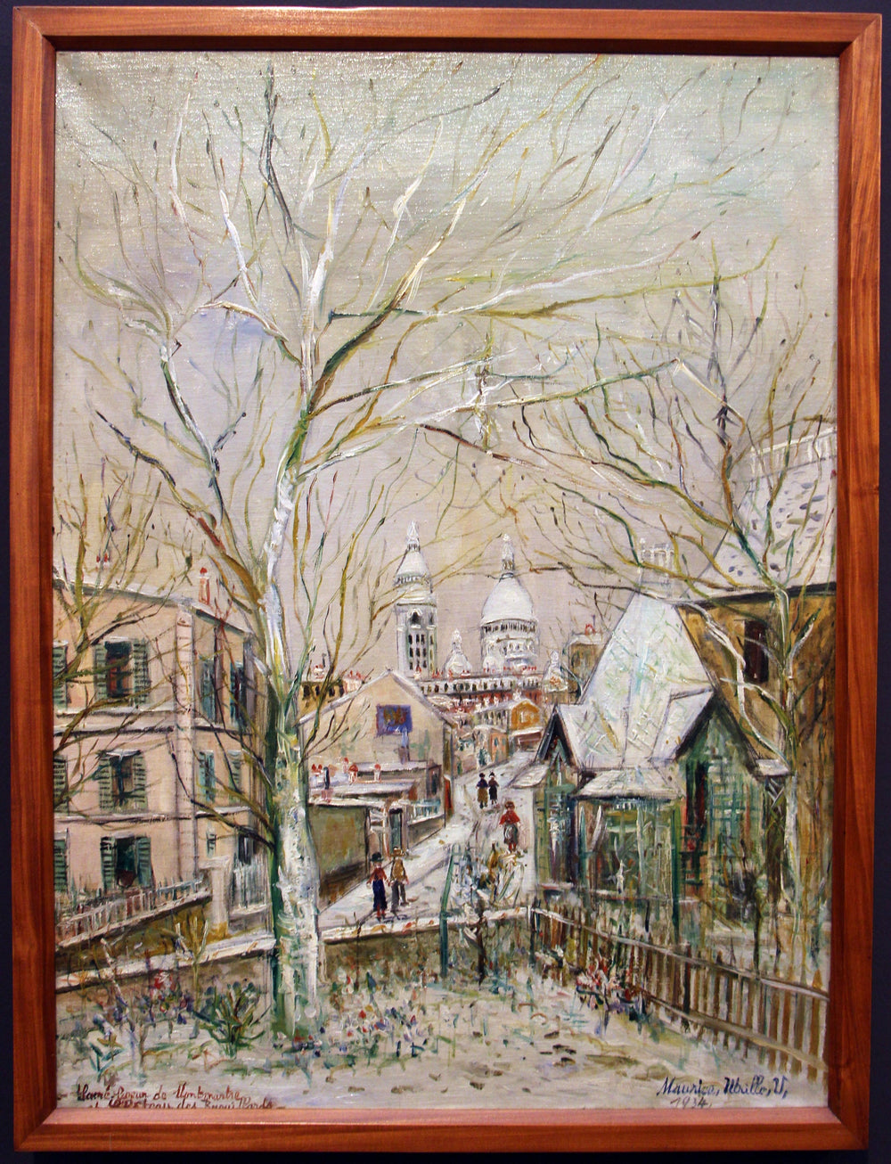 Sacré-Cœur de Montmartre et le Château des Brouillards - Maurice Utrillo image 1 reproduction artisanale de tableau