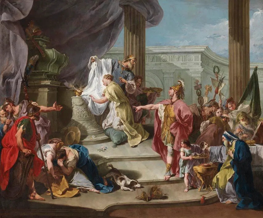 Opfer der Polyxene - Giovanni Battista Pittoni