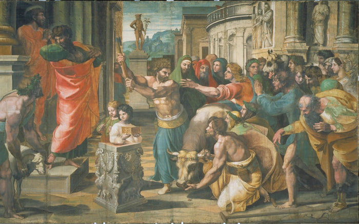 Das Opfer in Lystra, etwa 1515-1516 - Raphaël