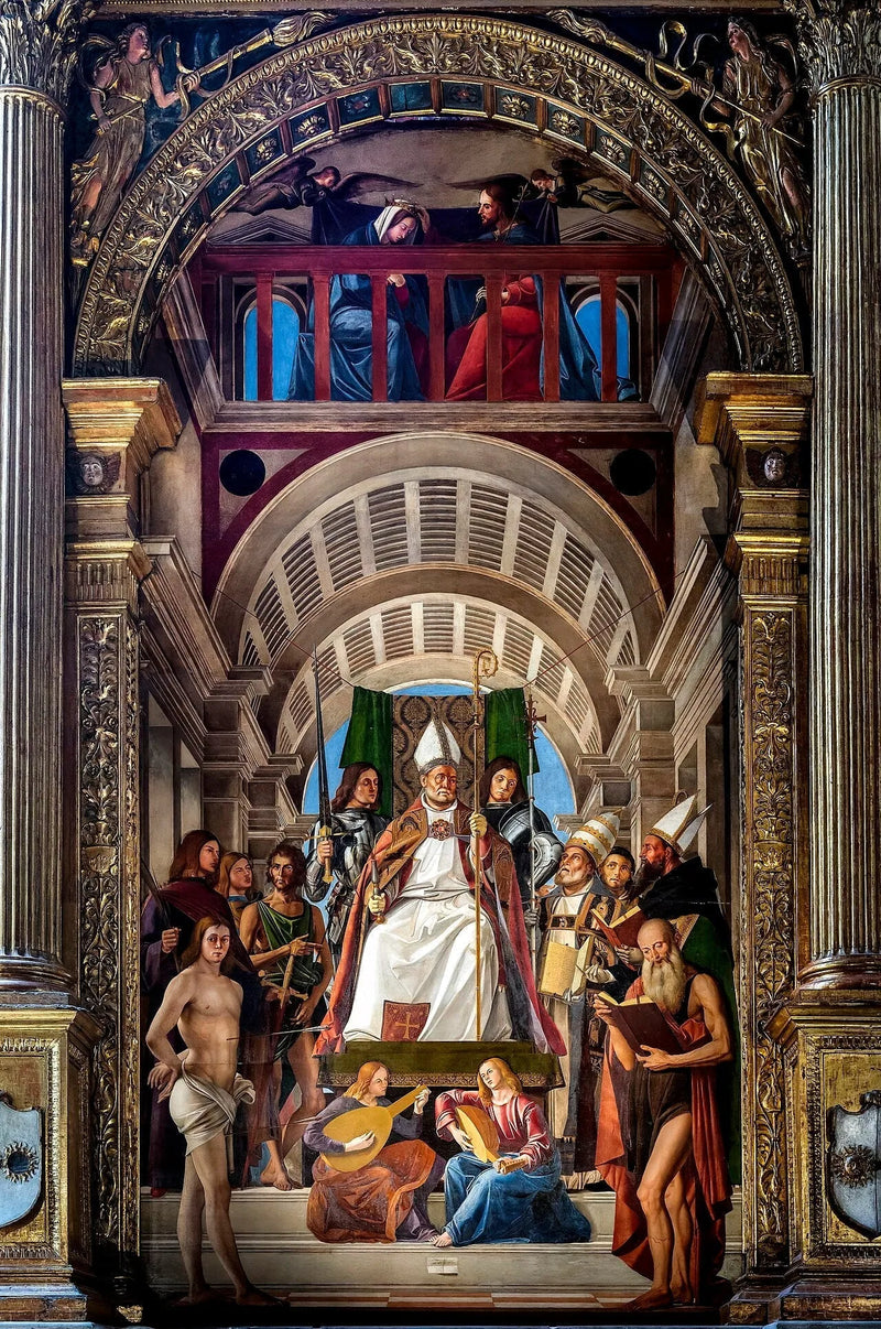 Saint Amroise der Mailänder - Alvise Vivarini