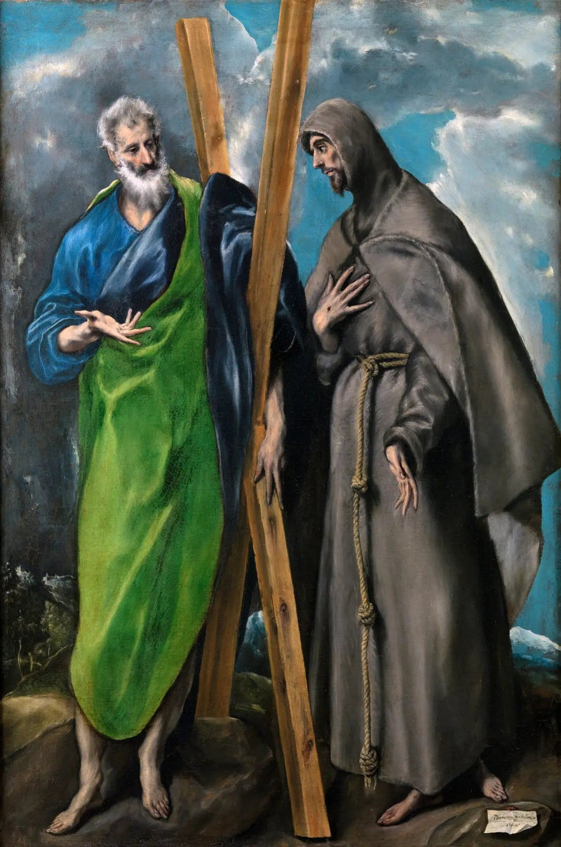 Saint André und Saint François - El Greco