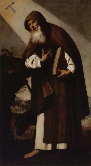Saint Antoine Abt - Francisco de Zurbarán