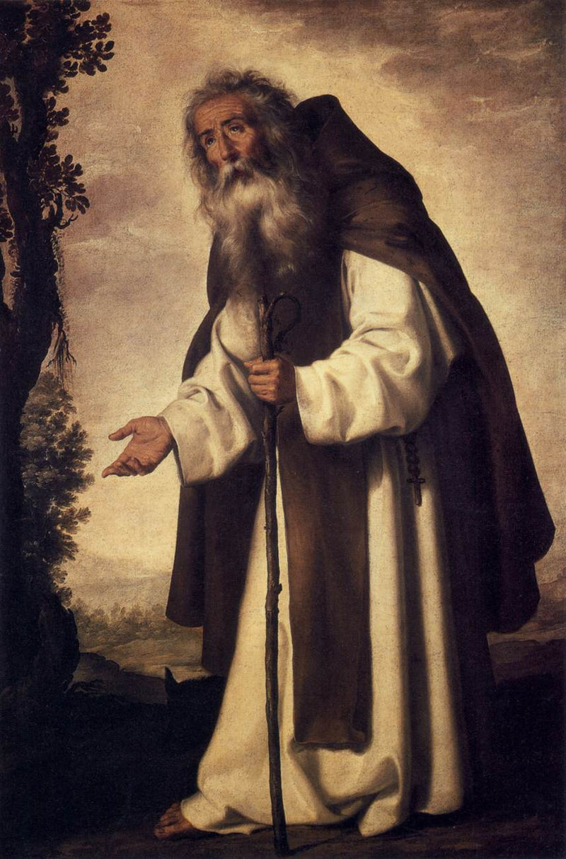 Saint Antoine Abt - Francisco de Zurbarán