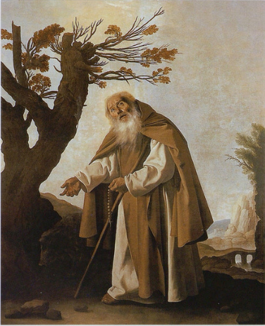 Saint Antoine Abt - Francisco de Zurbarán