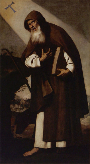 Saint Antoine Abt - Francisco de Zurbarán