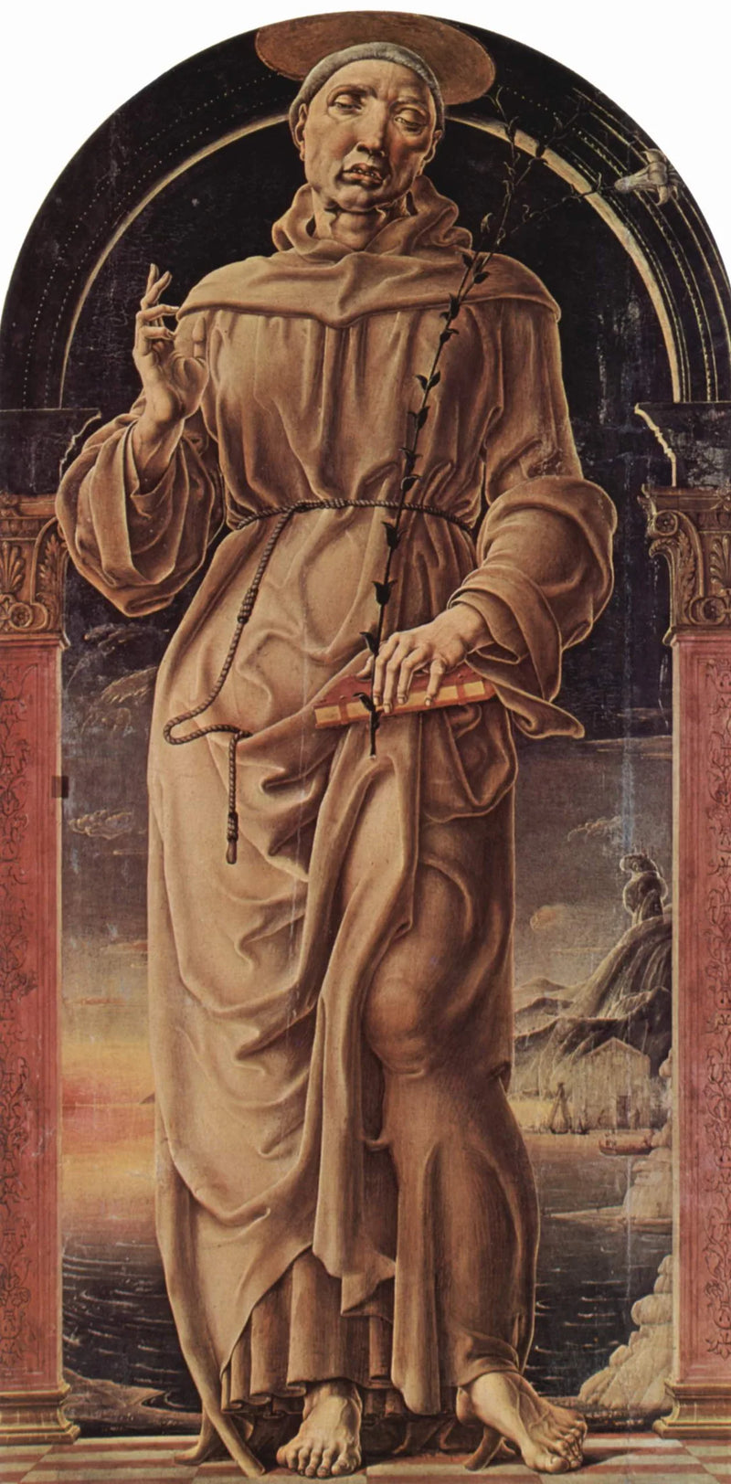 Sankt Antonius von Padua - Cosmé Tura